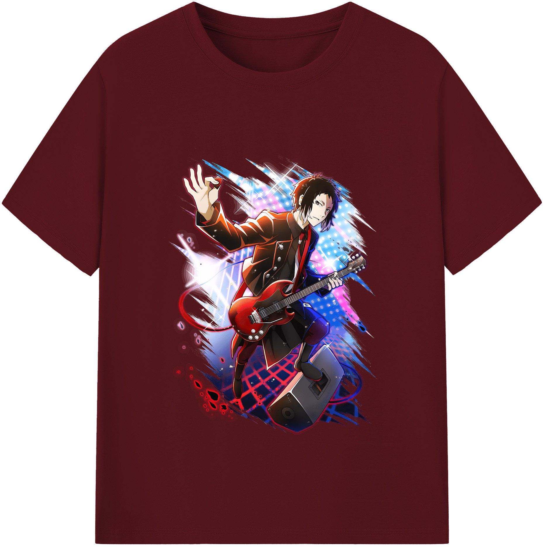 （画像用） 文豪ストレイドッグス Bungo Stray Dogs 綿100％半袖Tシャツ（フロントプリント）
